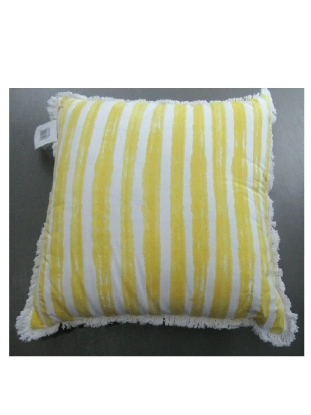 Lacourte Dotty 20'' Reversible Geometric/Striped Square Decorative Pillow, Multi